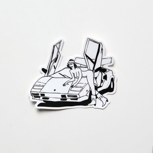 Lambo Babe - Sticker