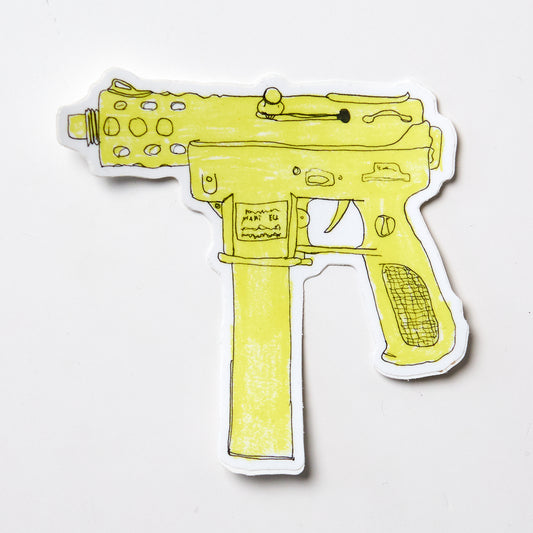 Yellow Tec-9 - Sticker