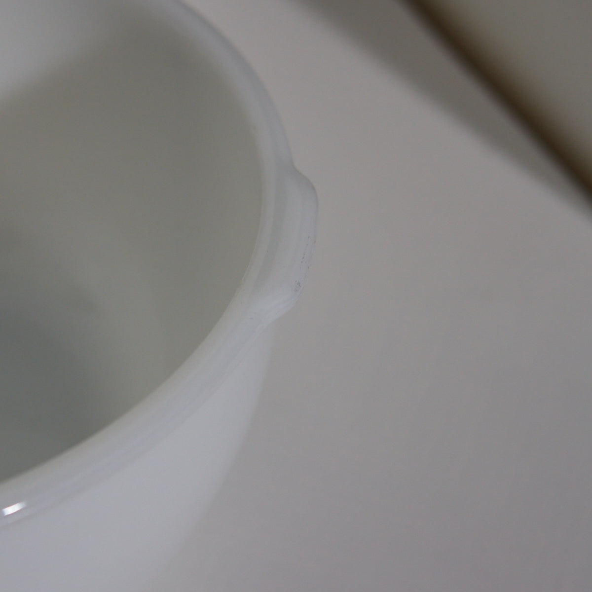 Large Milk Glass - Mixing Bowl