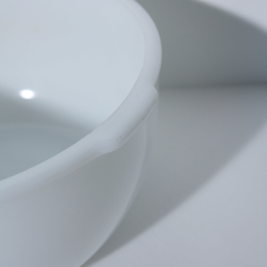 Glassbake Milk Glass - Mixing Bowl
