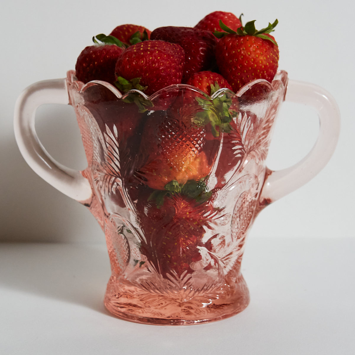 Double Handle Strawberry - Vase