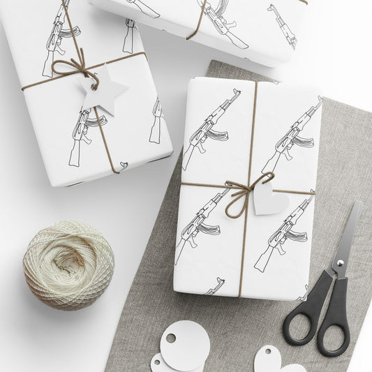 Minimalist Gun Aesthetics Guy/Gal - Wrapping Papers