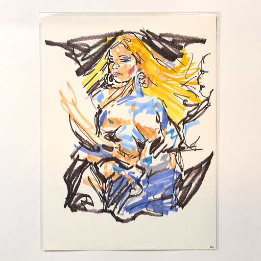 Frank Frazetta dupe - Original