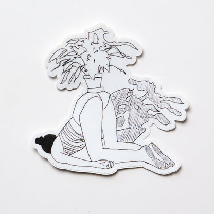 Plant on Carly - Sticker