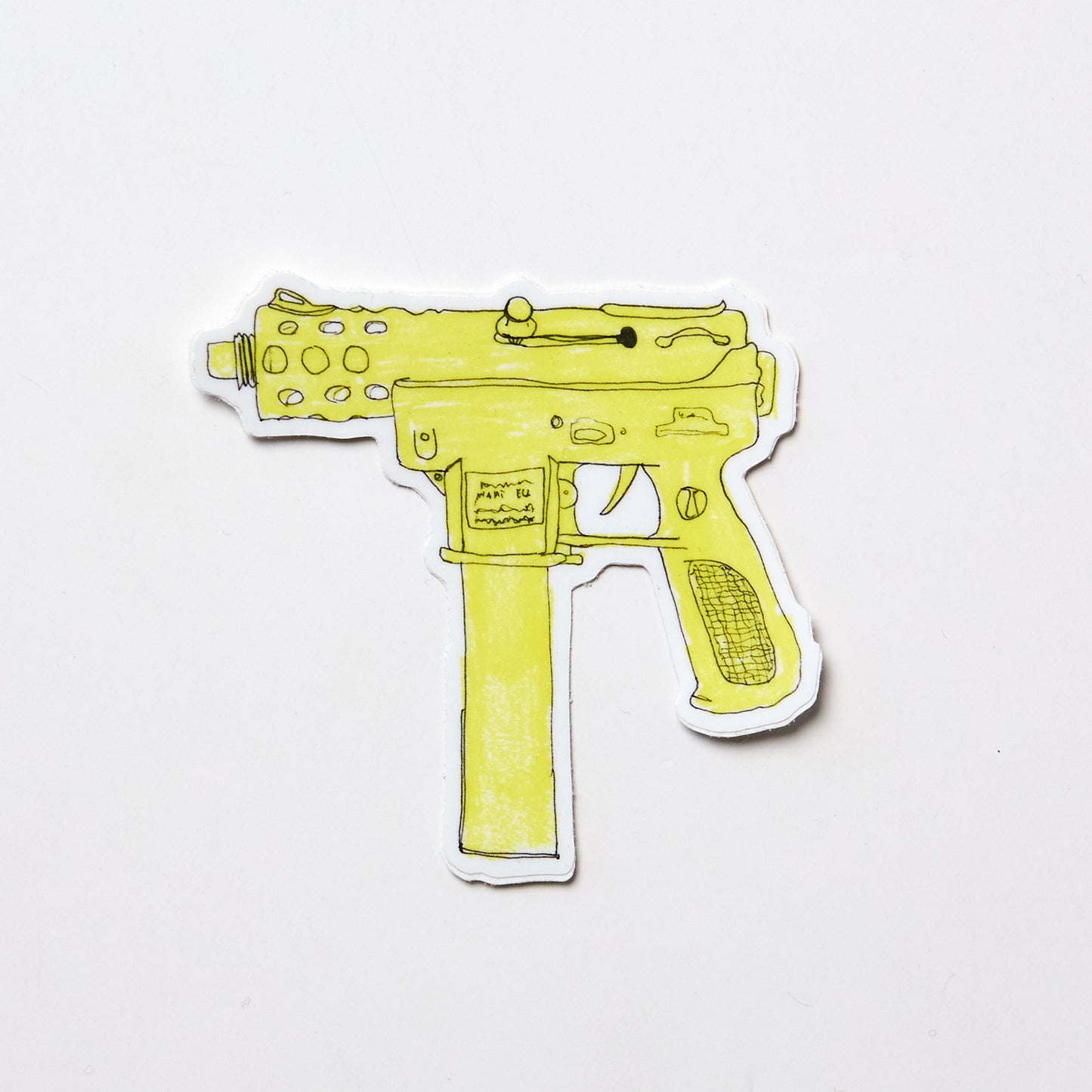 Yellow Tec-9 - Sticker