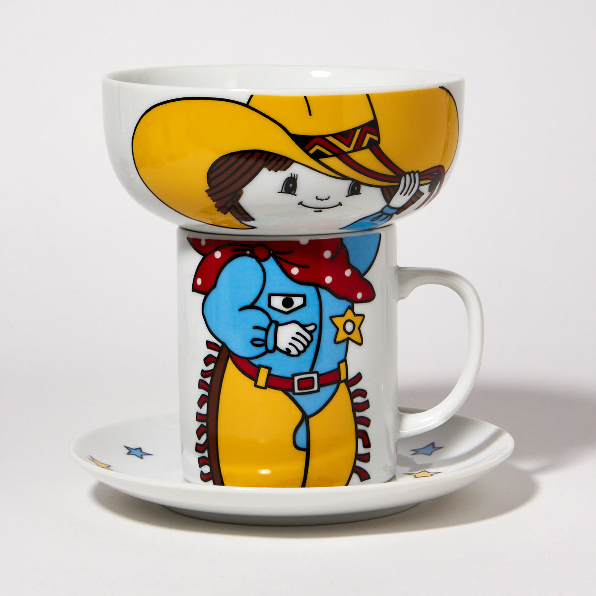 Cowboy - Mug Bowl Saucer
