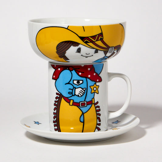 Cowboy - Mug Bowl Saucer