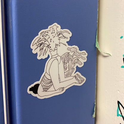 Plant on Carly - Sticker