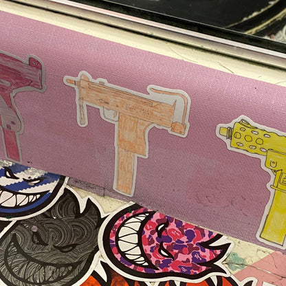 Orange Mac 10 - Sticker