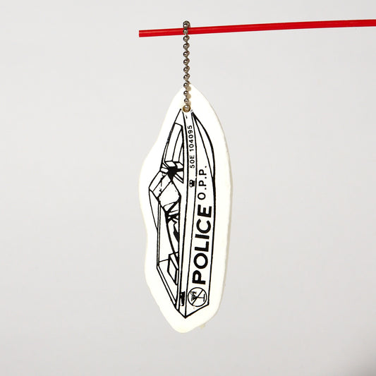 Police Canadian Tire “Yacht Club”  - Floating Keychain