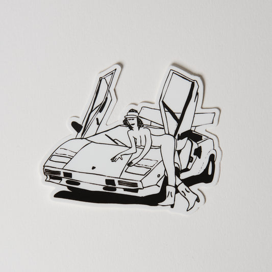 Lambo Babe - Sticker