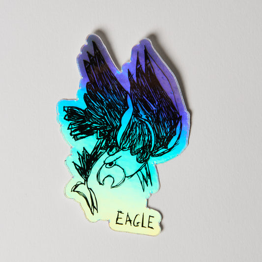 Eagle - Holographic - Sticker