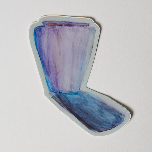 Purple Vase - Sticker