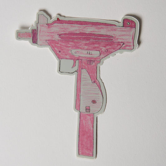 Pink Uzi - Sticker