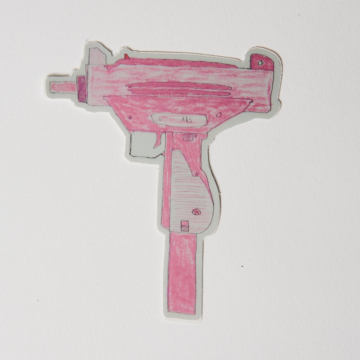 Pink Uzi - Sticker