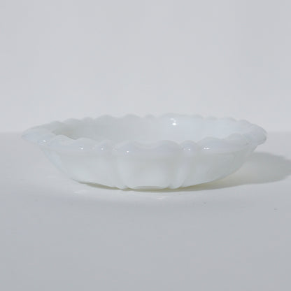 Milk Glass - Shallow Bowl