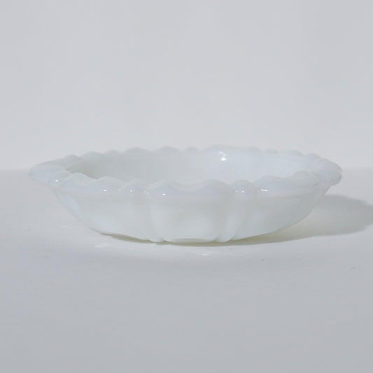 Milk Glass - Shallow Bowl