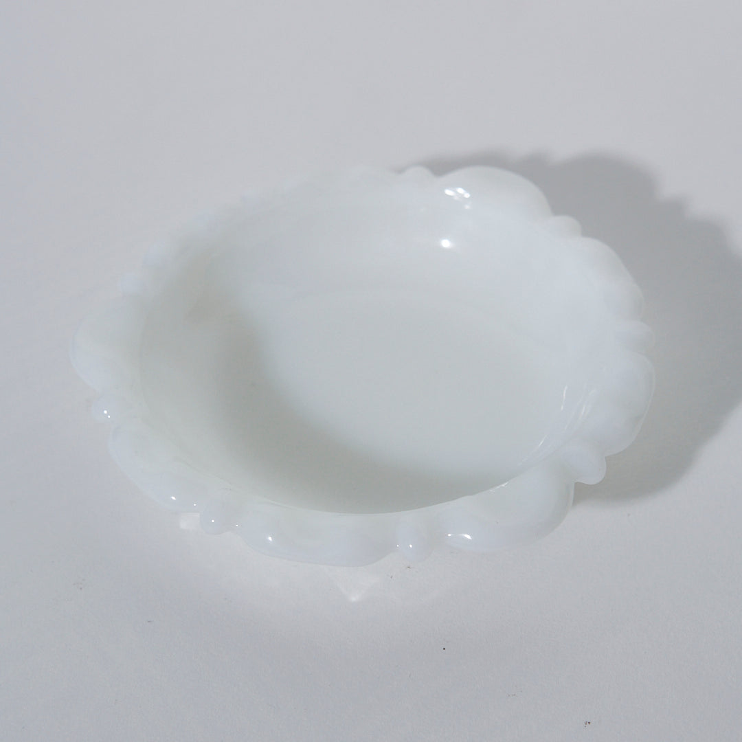 Milk Glass - Shallow Bowl