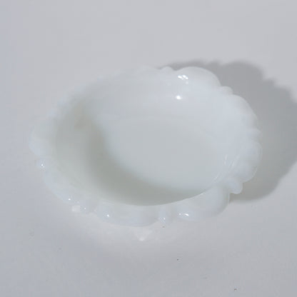 Milk Glass - Shallow Bowl