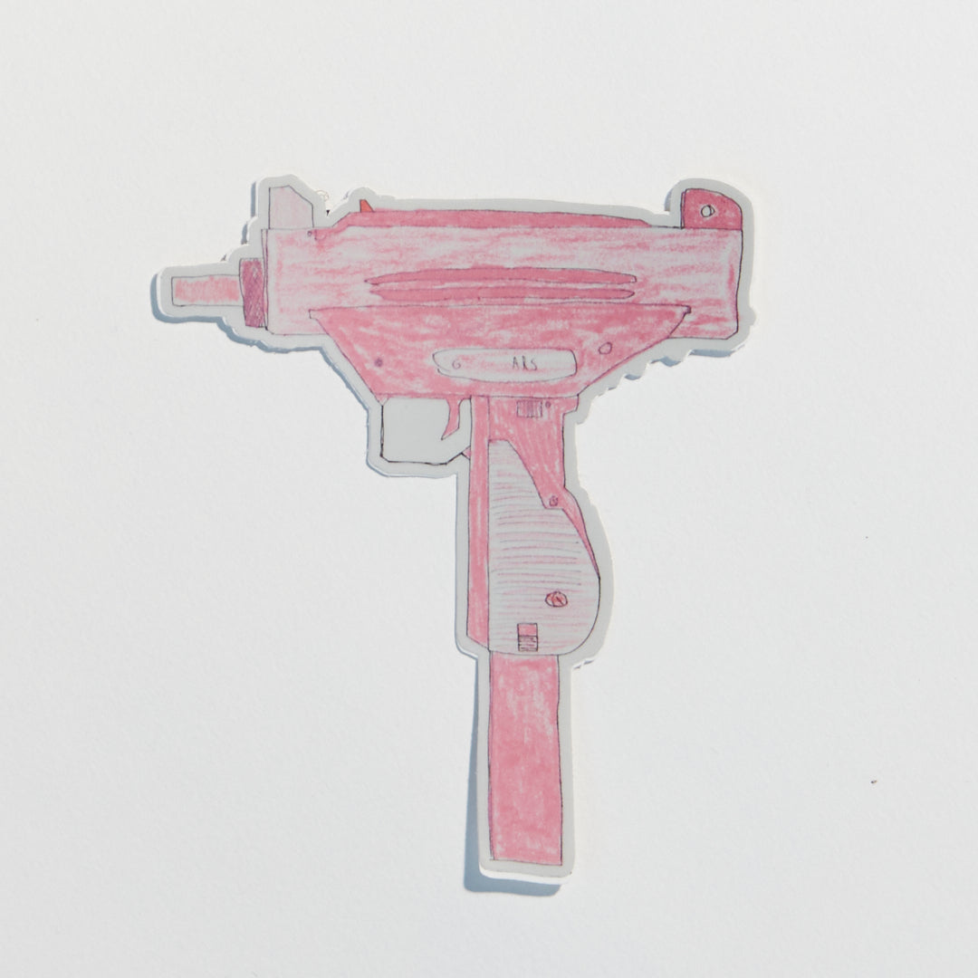 Pink Uzi - Sticker