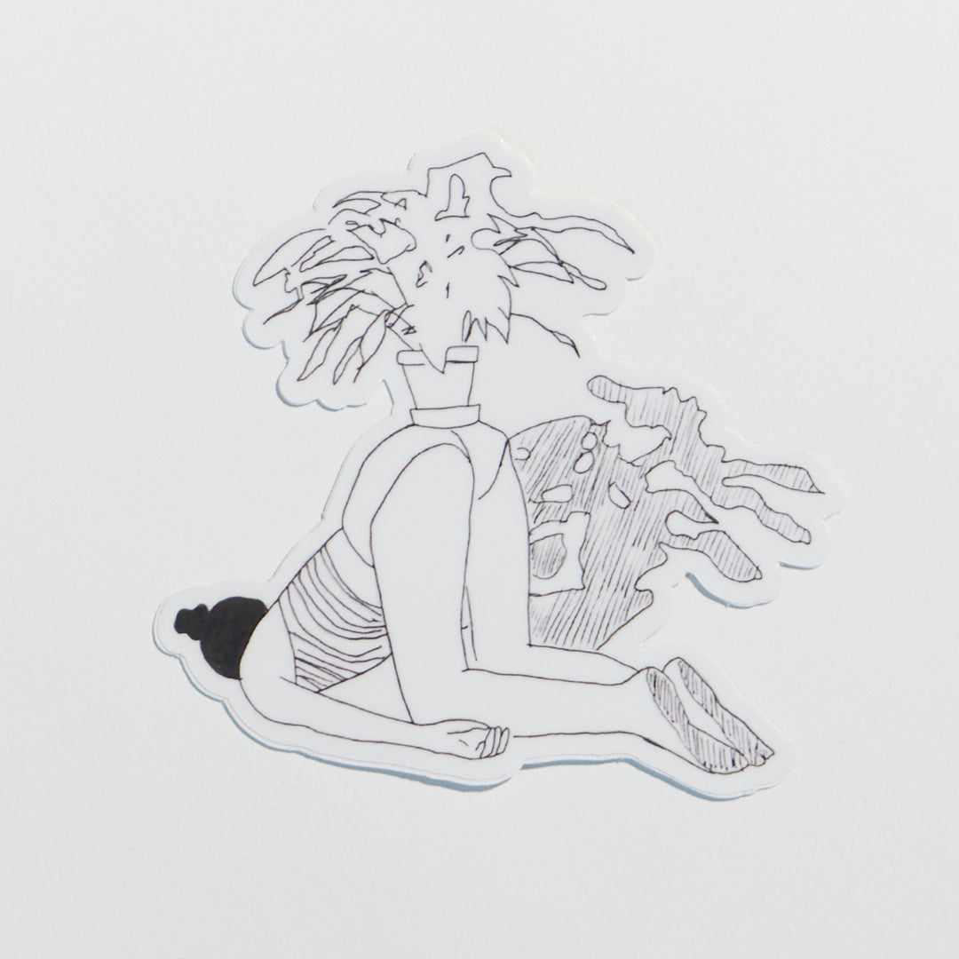 Plant on Carly - Sticker