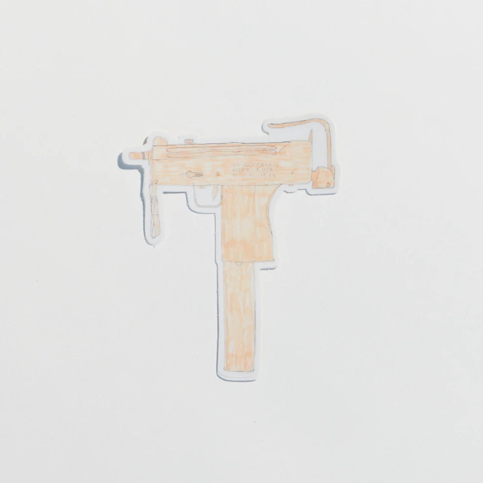 Orange Mac 10 - Sticker