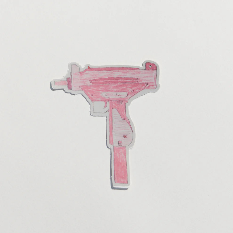 Pink Uzi - Sticker