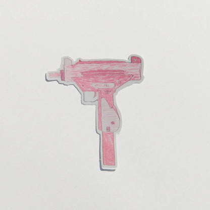 Pink Uzi - Sticker