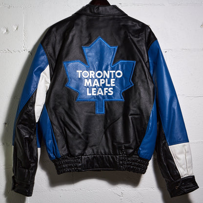 Leafs - Leather Moto Jacket