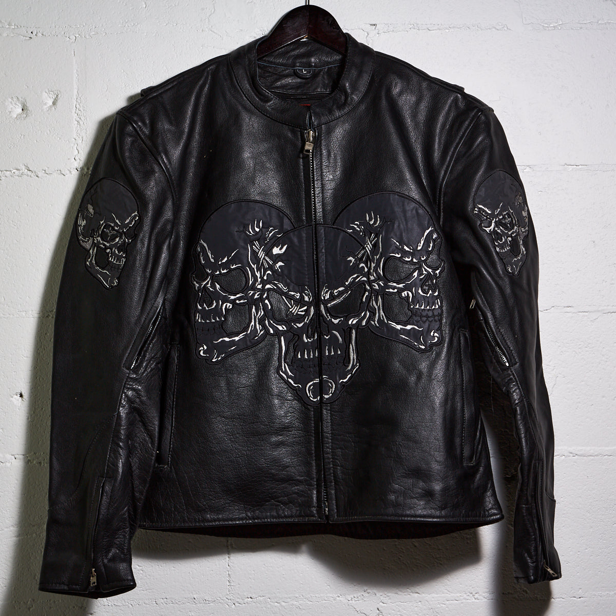 Skulls - Leather Moto Jacket