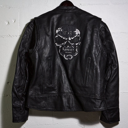 Skulls - Leather Moto Jacket