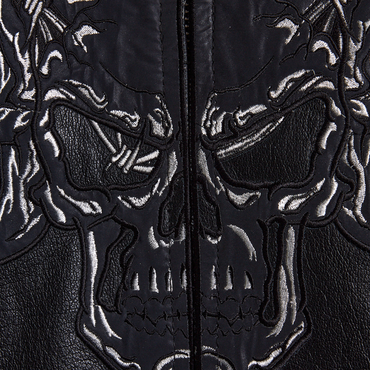 Skulls - Leather Moto Jacket